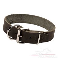 Collier en cuir multifonctionnel pour chien Collier en cuir pour chien de
travail