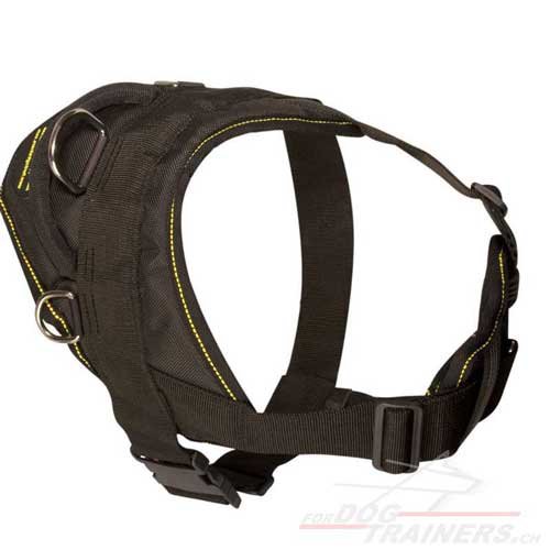 Harnais fiable en polyester pour Berger blanc suisse