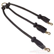 Laisse en cuir ronde épaisse TOP
pour chien Laisse en cuir spéciale de
promenade pour chien