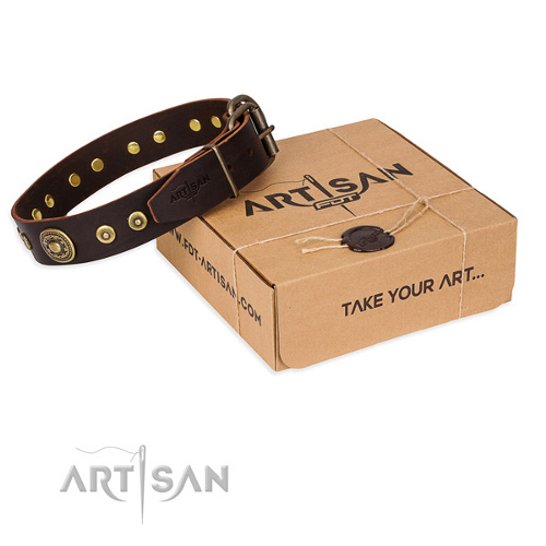 halsband messing ovale und kreise FDT artisan
