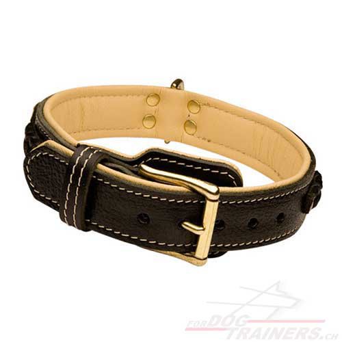 Nappa Hundehalsband Geflochten
