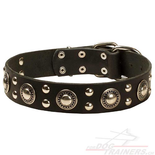 halsband mit conchos handarbeit schweiz