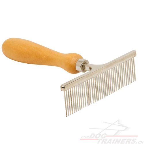 Kamm mit Holzgriff