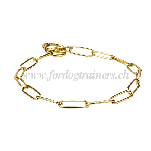 Messing kettenhalsband Fordogtrainers online hundeshop
bayern