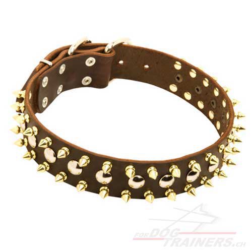 halsband breit nieten spikes schweiz