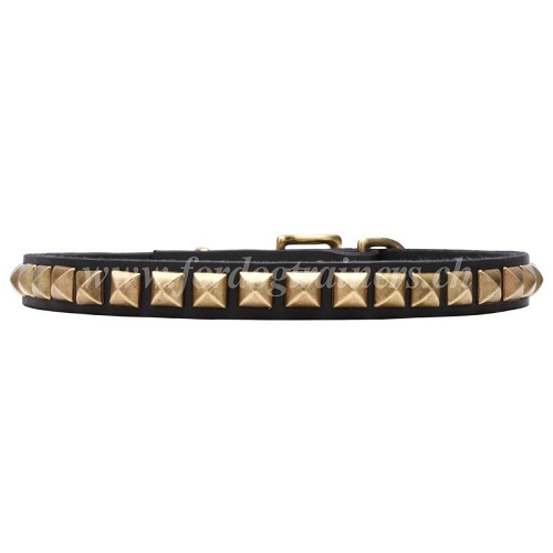 handmade collar genuine leather geneva